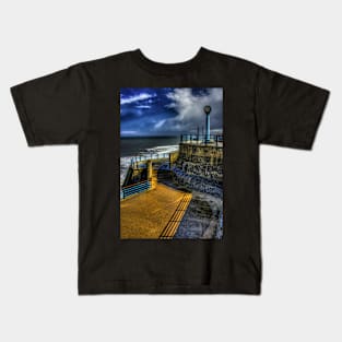 Grant's Clock on Whitley Bay Promenade Kids T-Shirt